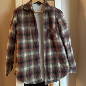 Forever 21 Fleece Lined Shirt Jacket “Shacket”
